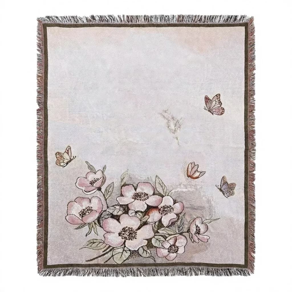 ผ้าคลุมโซฟาทอลาย tapestry สำหรับตกแต่งผนัง