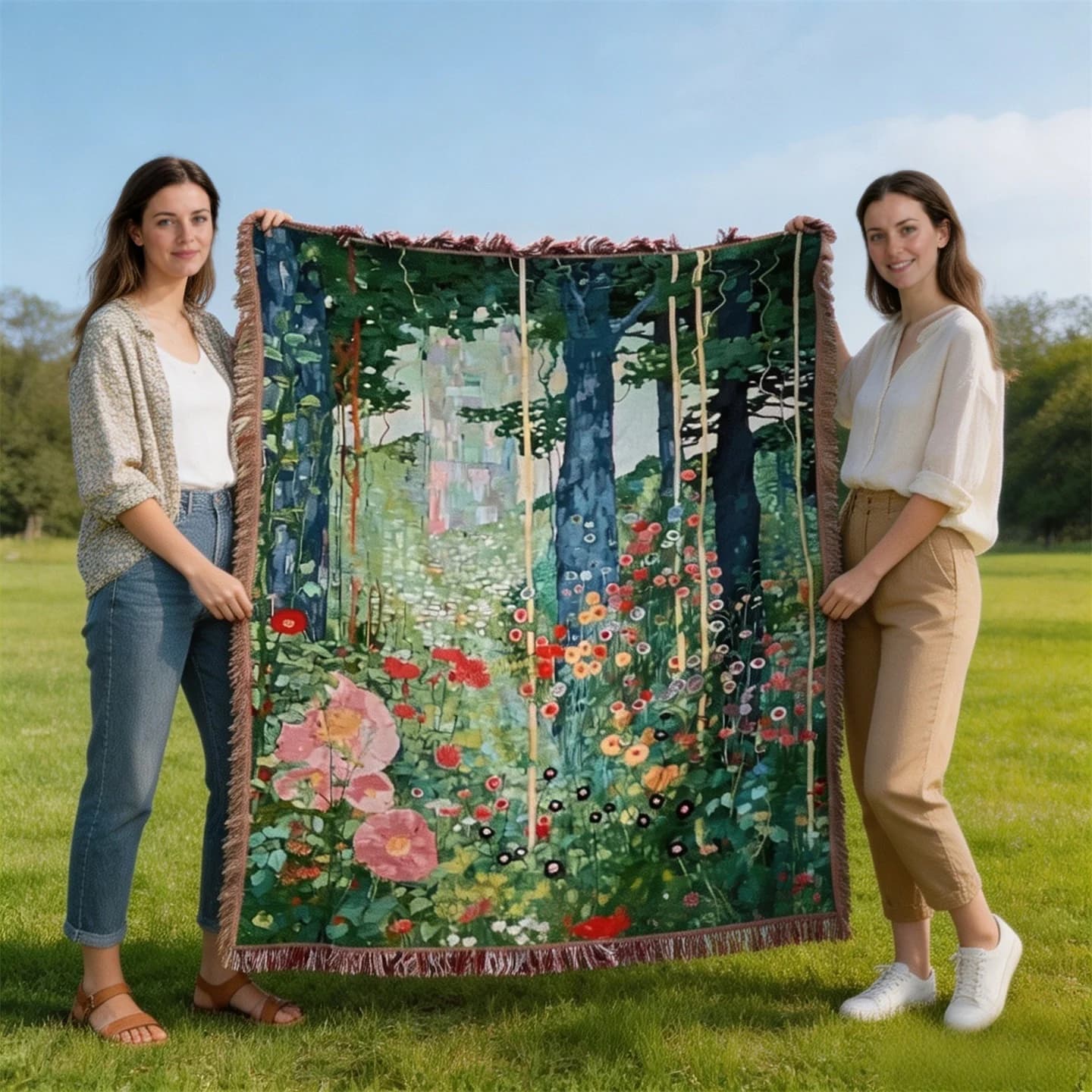 ผ้าคลุมโซฟา โพลีเอสเตอร์ผสม Cotton ขนาด 130x160 ซม.